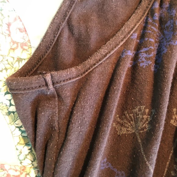 Black and Blue Loden Dress - Picture 4 of 4